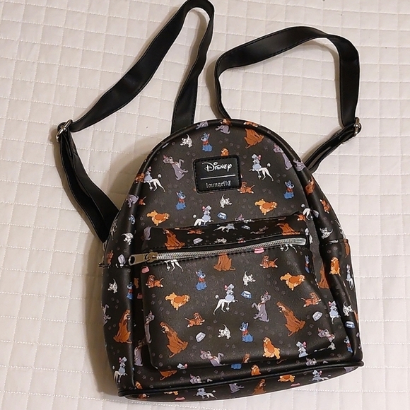 Disney Bags Disney Loungefly Dog Print Mini Backpack Poshmark